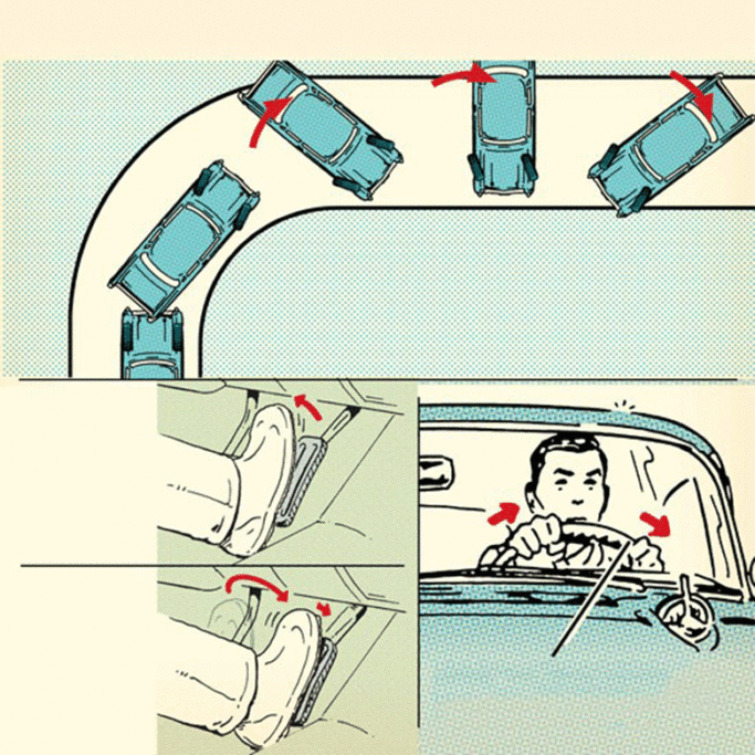 Cách kiểm soát xe ô tô khi bị trôi bánh